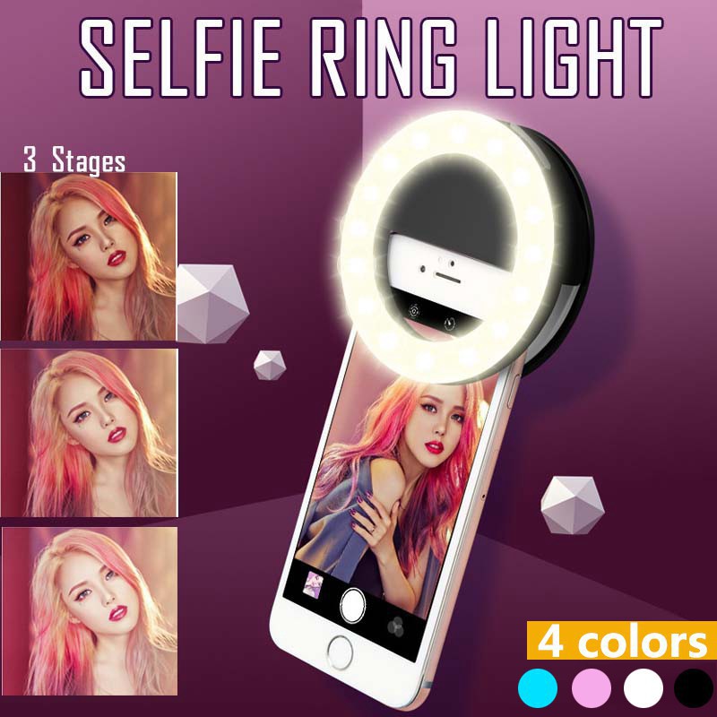 Stand Lighting Photography - Anel de luz led com 3