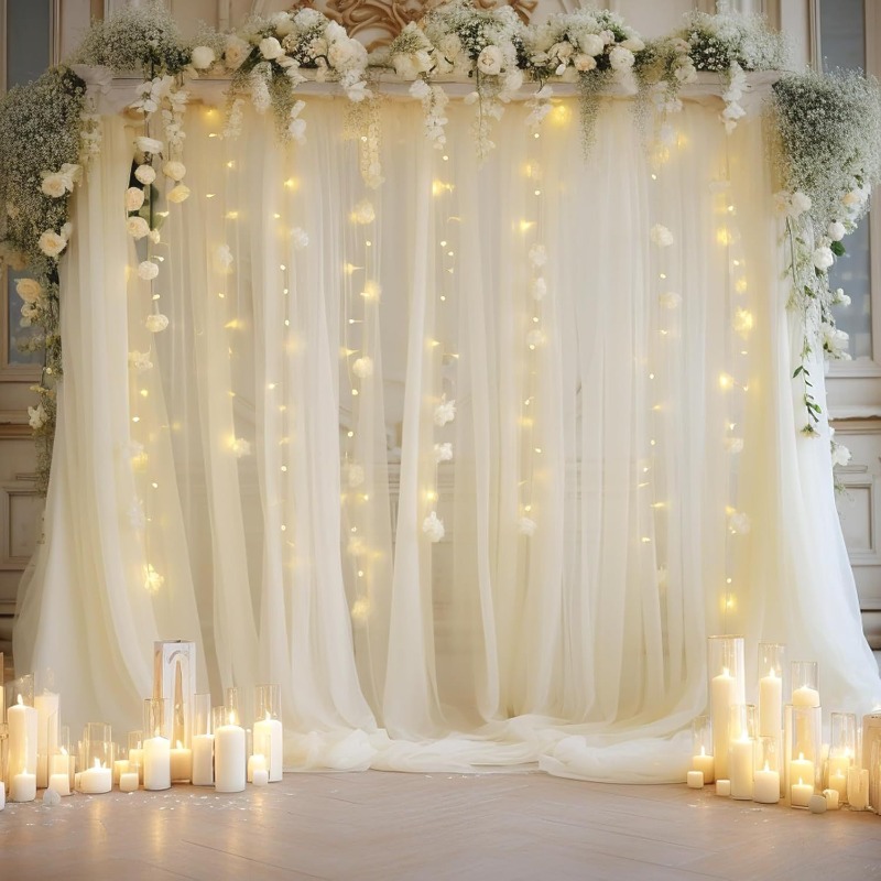Photography Lighting Options - Cortinas de Tule 3x3m, Cortinas Opcionais
