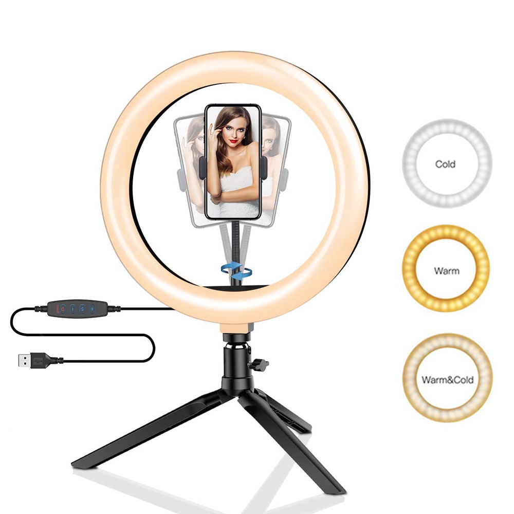 Iris Photography Led Lighting Pack - 26cm 10 polegada led anel selfie