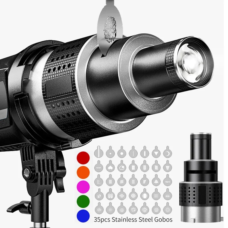 Iris Photography Led Lighting Pack - Kit Snoot Óptico Cônico para Iluminação