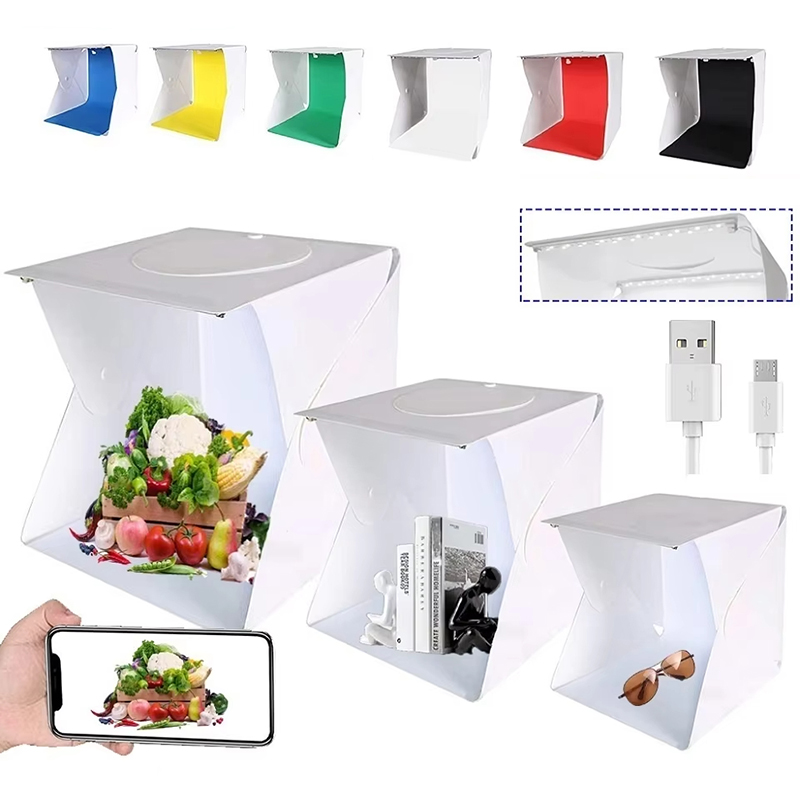 Iris Photography Led Lighting Pack - Dobrável lightbox portátil fotografia led photo