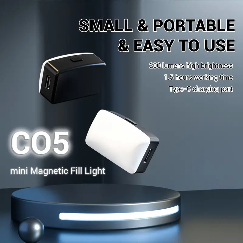 Stand Lighting Photography - Mini magnético led selfie luz para