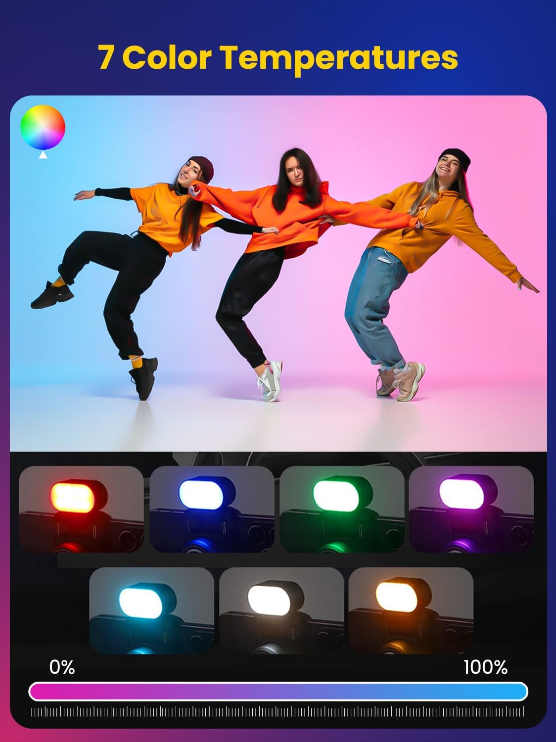 Aochuan mini rgb luz de preenc - Photography Lighting Accessories avaliação e preço