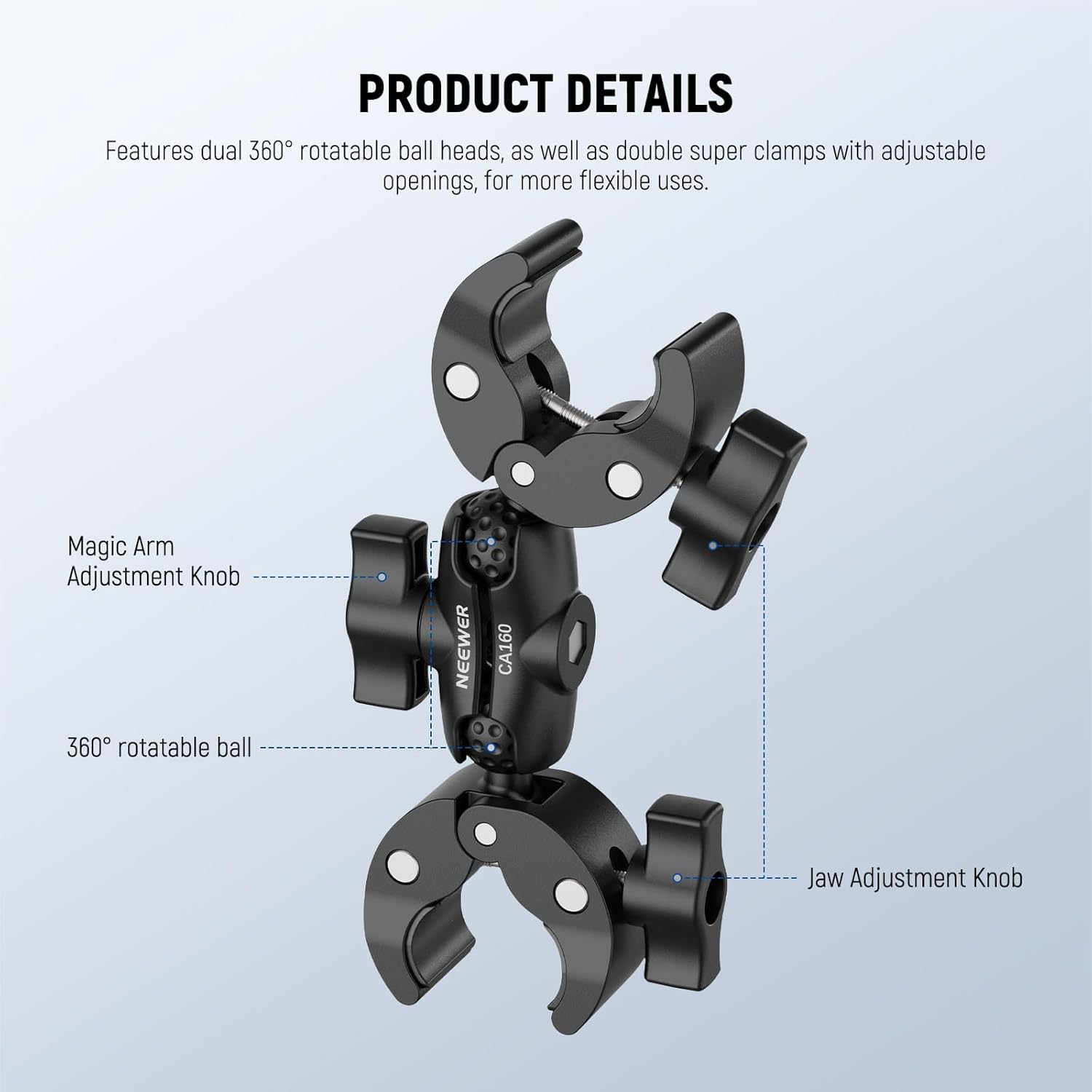 NEEWER Suporte Super Braçadeir - Photography Lighting Kit Neewer avaliação e preço
