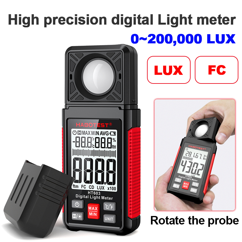 Medidor de Lux Digital HT603 0 - Photography Lighting For Indoor avaliação e preço