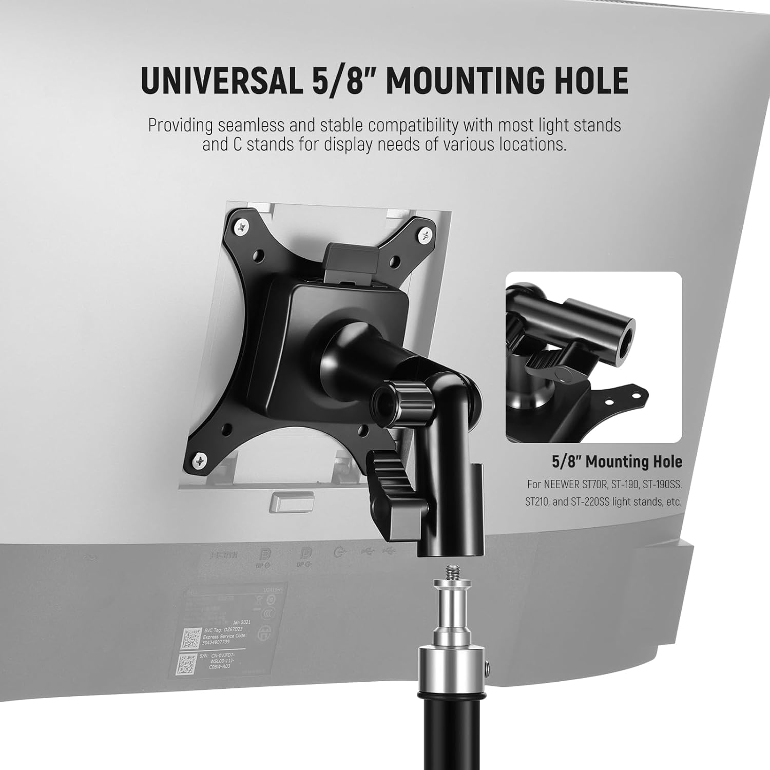 Adaptador de montagem de monit - Iris Photography Led Lighting Pack avaliação e preço