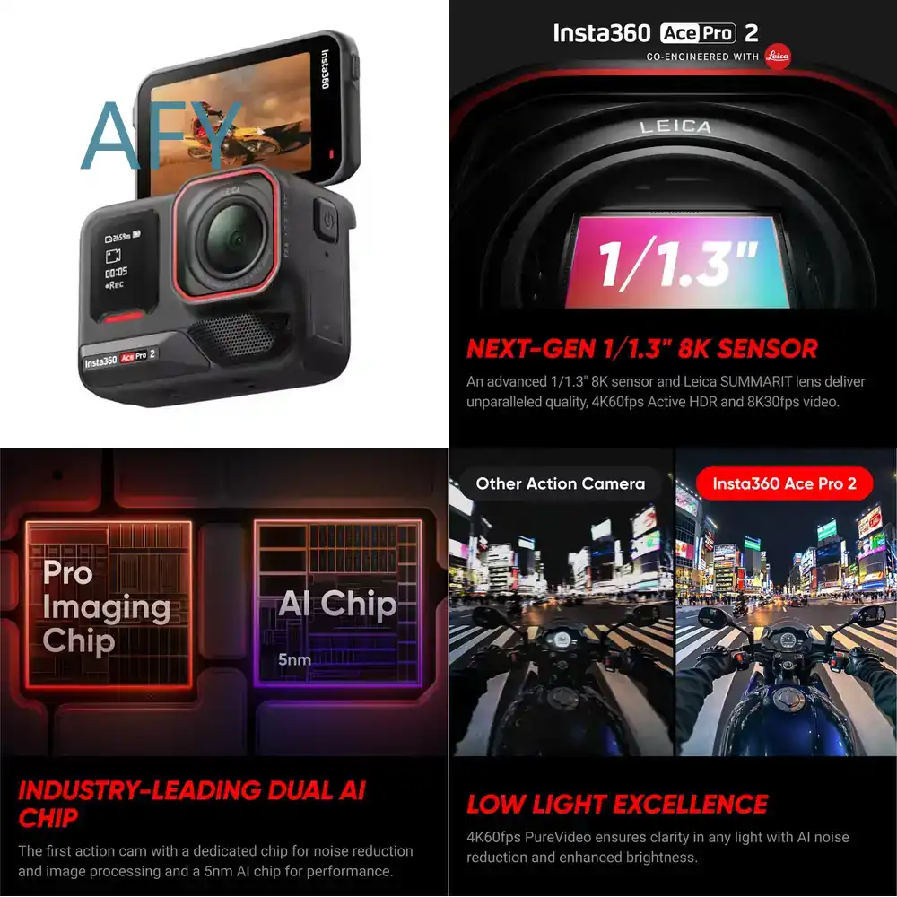 Insta360 Ace Pro 2 para Câmera - Photography Lighting Ai avaliação e preço