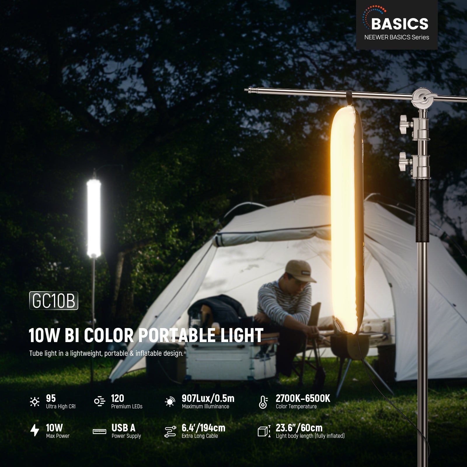 NEEWER BASICS 10W 21W Bi Color - Photography Lighting For Indoor avaliação e preço