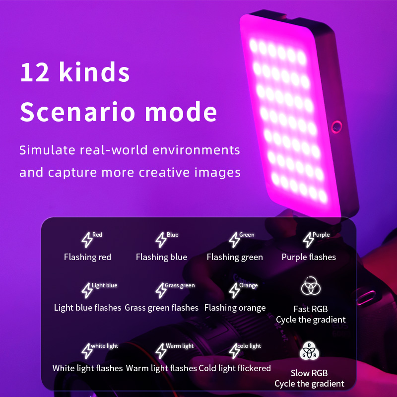LED RGB Dual Color Opcional Po - Photography Lighting Options avaliação e preço