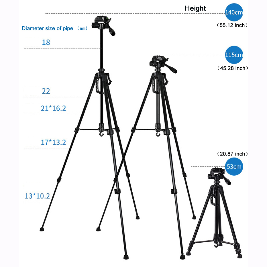 Suporte Tripé Universal de 55  - Photography Lighting Accessories avaliação e preço