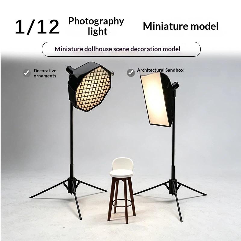 Mini Softbox de Estúdio 1/12 c - Photography Lighting Layout avaliação e preço