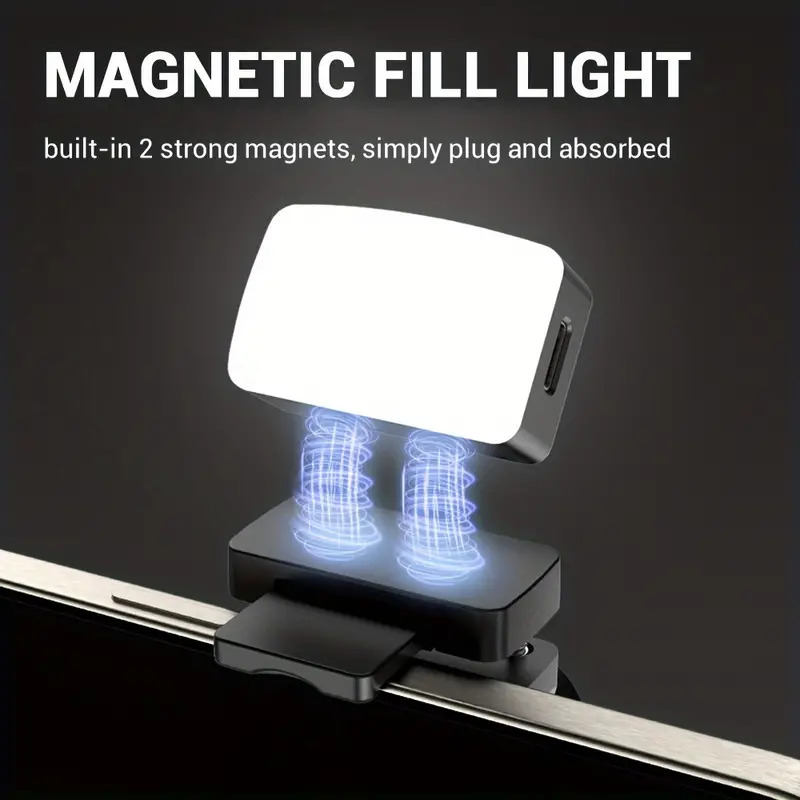 Mini magnético led selfie luz  - Stand Lighting Photography avaliação e preço