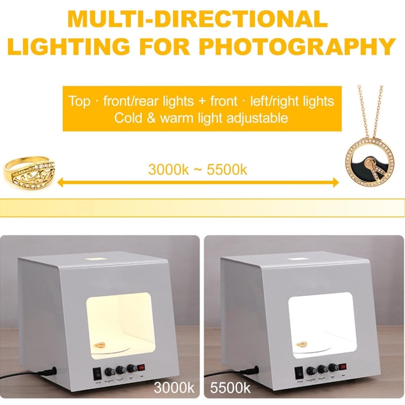 Kit de Iluminação Profissional - Photography Lighting For Jewelry avaliação e preço