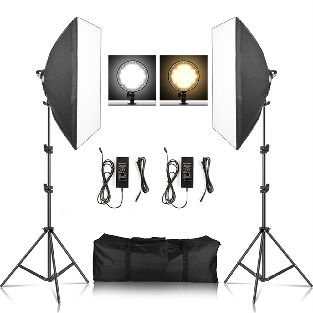 Softbox luz fotografia kit fot - Iris Photography Led Lighting Pack avaliação e preço